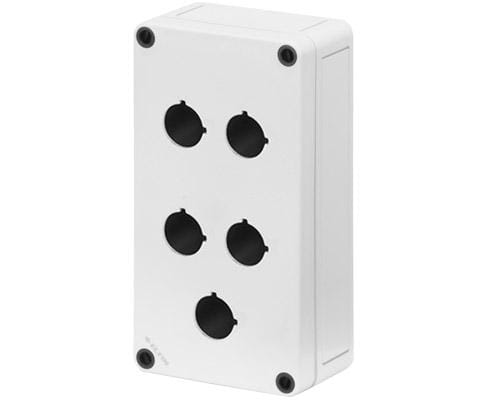 Boîtier touch. 5 hl 22 mm H=57 mm · réf. 080CS09185P5C