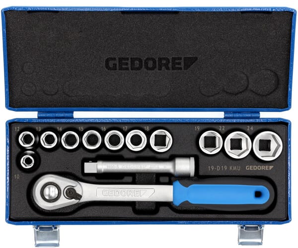 19KMU-20 Sada nástrčných klíčů 1/2", 13díl.