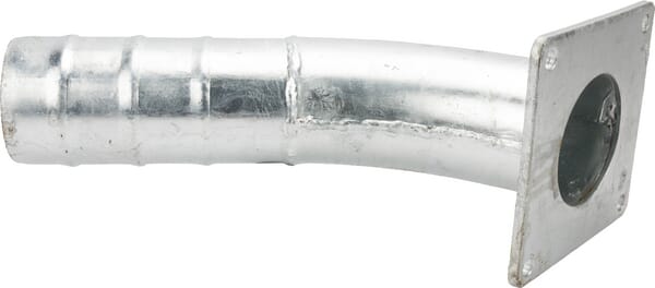 Koleno 45° s přírubou, s hadicovou koncovkou 4