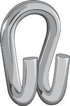 Agrafe 5.00mm (chaîne 4.50mm) · réf. 1500042925