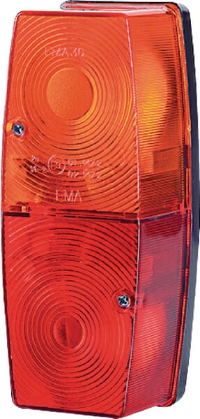 Feu arrière rectangle universel câblé — réf. LA45013