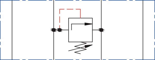Limiteur de pression NG6 P > T vue 3