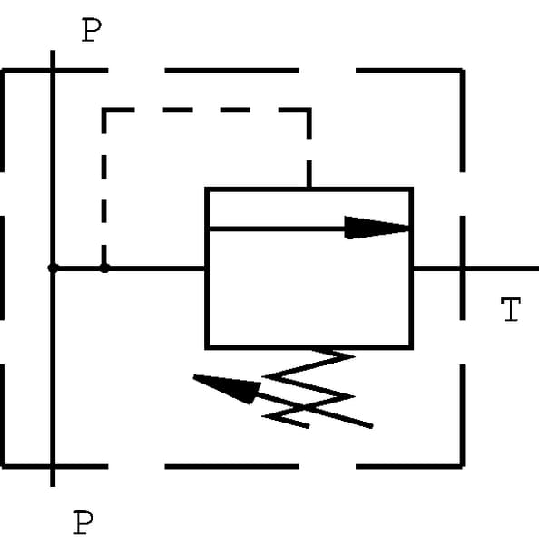 Clapet de régulation de pression en acier vue 2