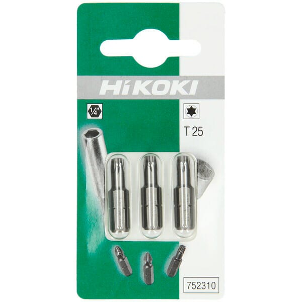 Embouts Torx 1/4" T25-25mm (3x) vue 2