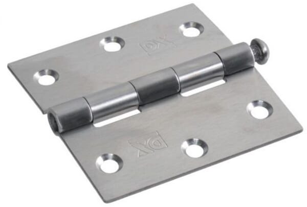 Charnière carrée 64 x 64 inoxydable · réf. HS350131