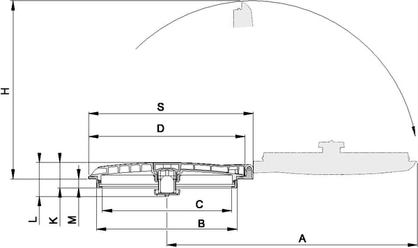Couv. rab. D.455 plat+verrrou vue 2