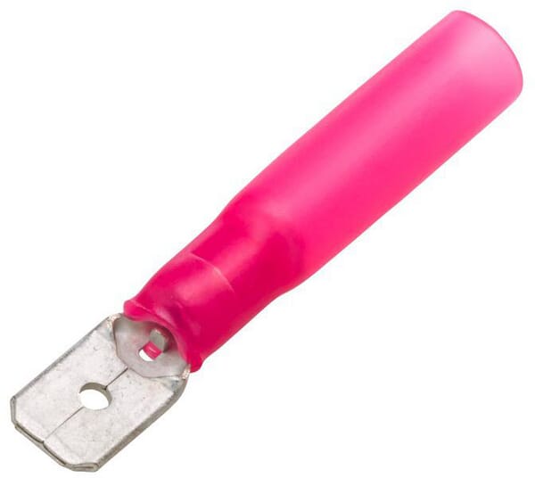 Fiche plate rouge 0,5-1 mm² · réf. 8KW732568003