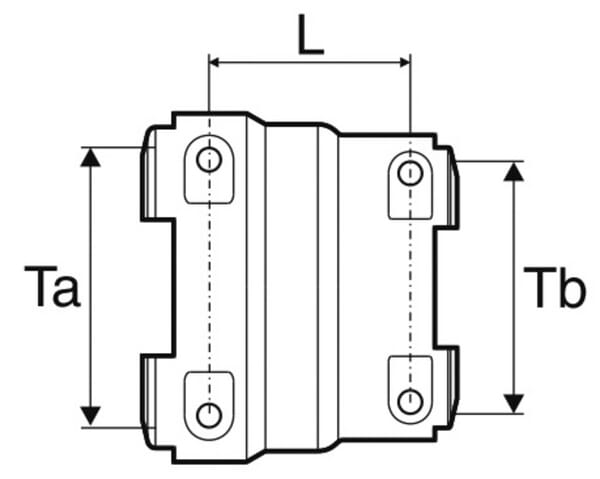 Réducteur Filet femelle T6 vue 2