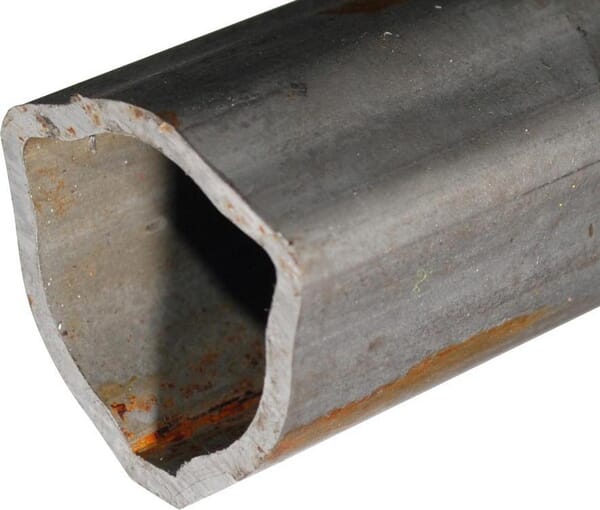 Tube profilé extérieur 2, triangulaire, diamètre 36 x 30,2 x 2,9 mm, longueur : 3 000 mm · réf. 125183000R06