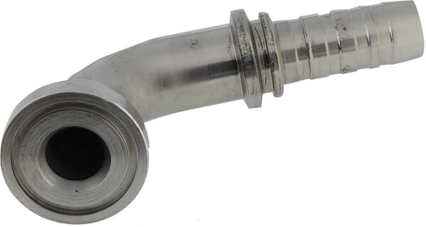 Racc. à sertir DN32+63,5 bride 90° · réf. 20GS24FLH90S