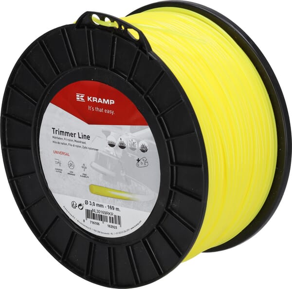Fil de coupe Ø 3mm 169m rond jaune Kramp — réf. NL30169RKR