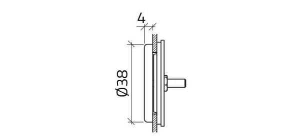Bouton obturateur vue 2