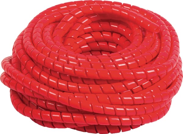 Plastová vinutá pružina, červená, typ KBV