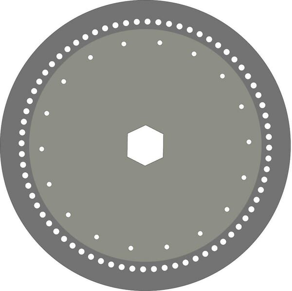Disque 72 trous Ø 4,25 Gaspardo — réf. G10124020R