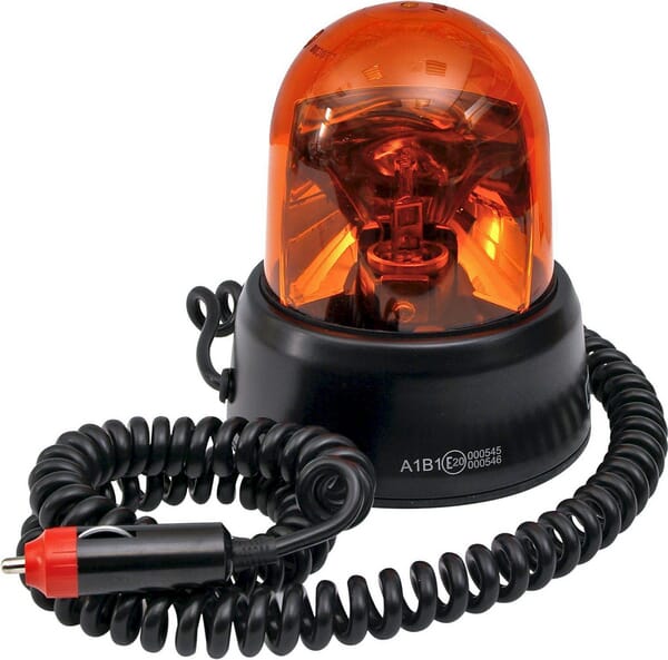 Gyrophare 12V, magnétique, Ø 130mm x 140mm — réf. 1400840105