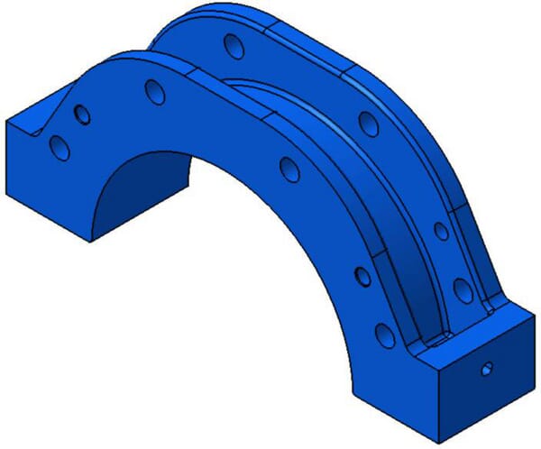 Demi-coque de boîtier 60 — réf. 11601800