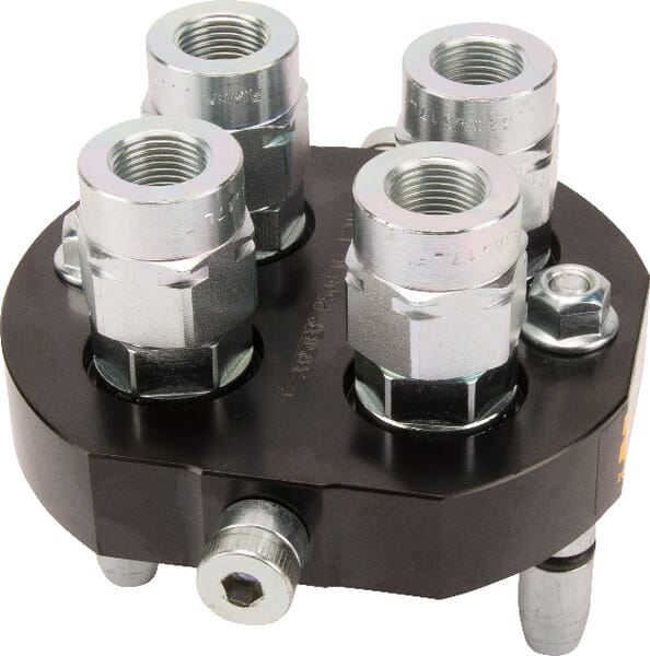 Raccord multiple DN10-4 x 3/8" BSPP prise amovible · réf. 2P506438GMC
