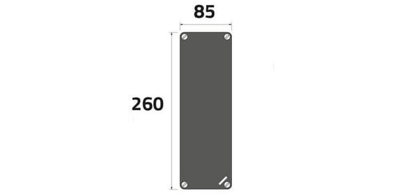 Boite à poussoirs aluminium vue 2