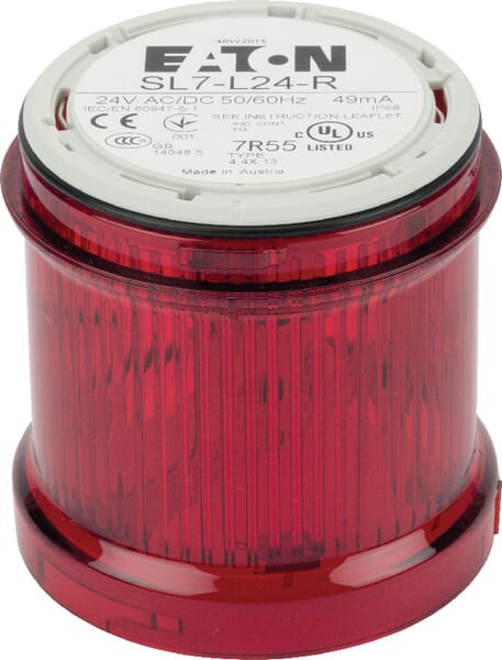 Colonne de signal. + LED rouge — réf. SL7L24R