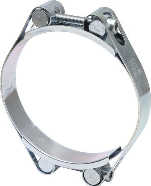 Hadicová spona dvojitá, 110–120 mm, dvojitý šroub, DIN912, pozinkovaná, Kramp