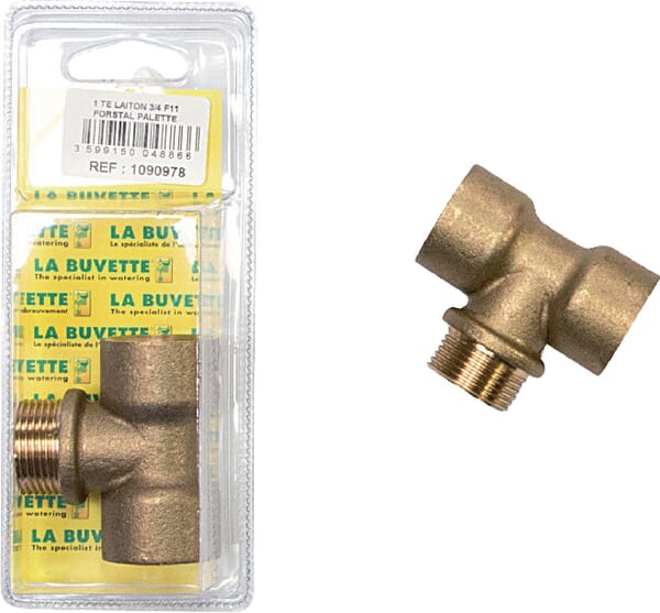 Raccord en T 3/4" pour Forstal · réf. BU1090978