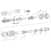 Aandrijving, aftakas (W 2400) voor Deutz-Fahr KM 3.21