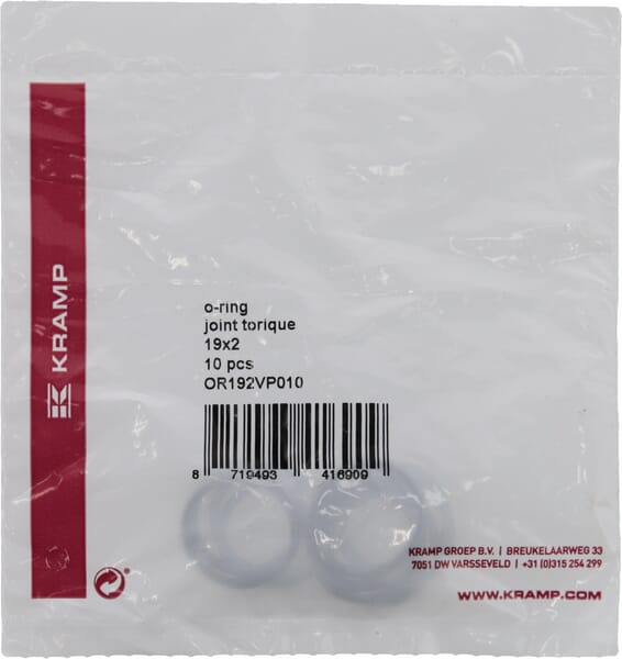 Joint torique 19x2 75 shore Viton 10x  — réf. OR192VP010