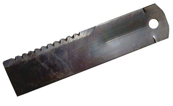Couteau hache-paille 175x40x3mm Ø 11mm — réf. 134820Z