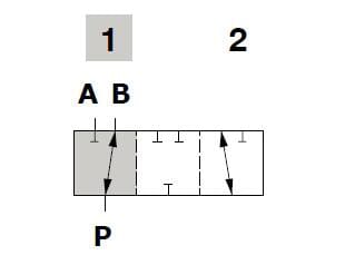 Distributeur à 3 voies DF 05/3 vue 3