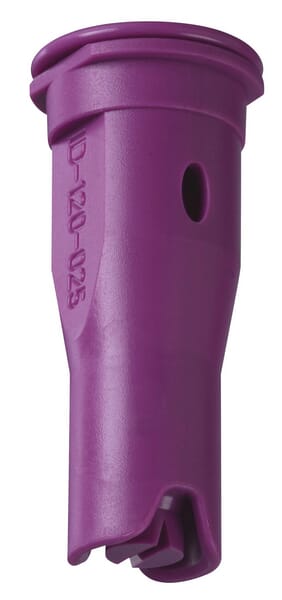 Buse à injection d'air ID3 120° 25 violet plastique Lechler · réf. ID3120025POM