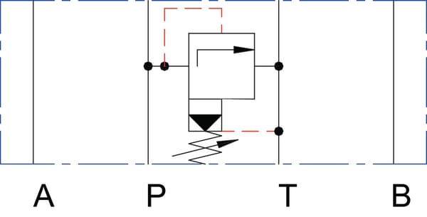 Limiteur pression NG10 P > T vue 3