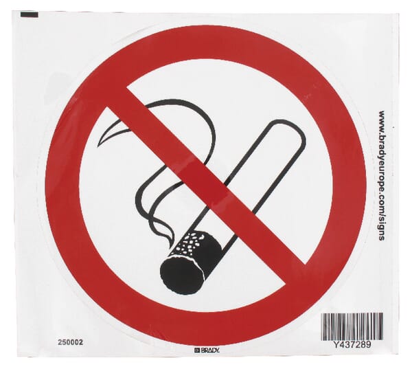 Nálepka Zákaz kouření 200 mm
