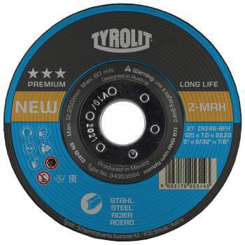 Disque abrasif 230x7x22,23mm ZA24S-BFX — réf. 34353689