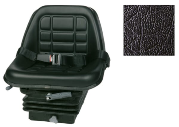 Siège en PVC, noir, à suspension pneumatique, 12V avec ceinture, GT50 M97 Cobo · réf. GT1077385