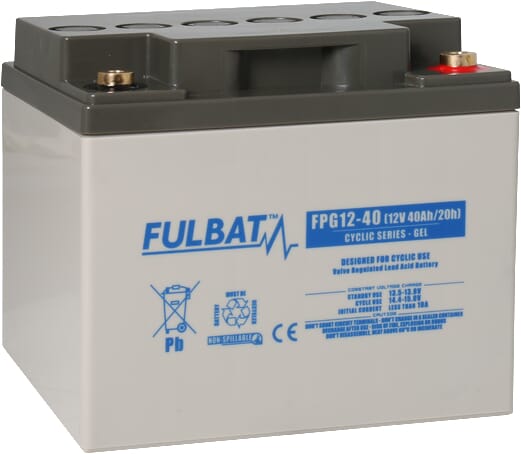 Batterie GEL 12 V 40 Ah · réf. FPG1240