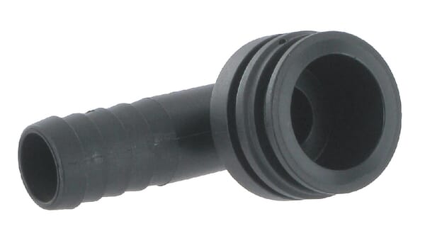 Raccord de tuyau 90° 13 mm avec connexion mâle T4 · réf. 1191413