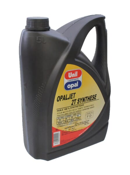 Huile moteur 2 temps 100% synthèse 5l Unil Opal · réf. SP002244UO