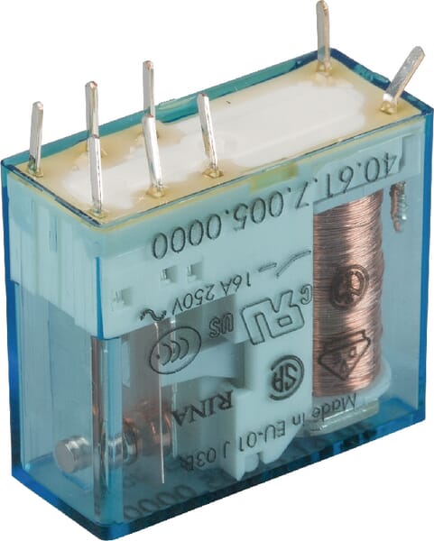 Relais 1W 16A 5 VDC socle — réf. 406170050000