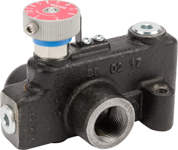 Průtokový regulační ventil 3cestný 0-45 l/min