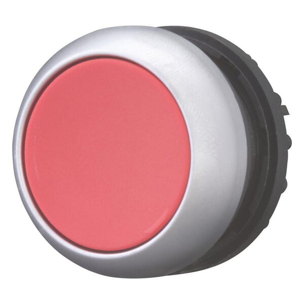 Bouton-poussoir rouge à rappel vue 2