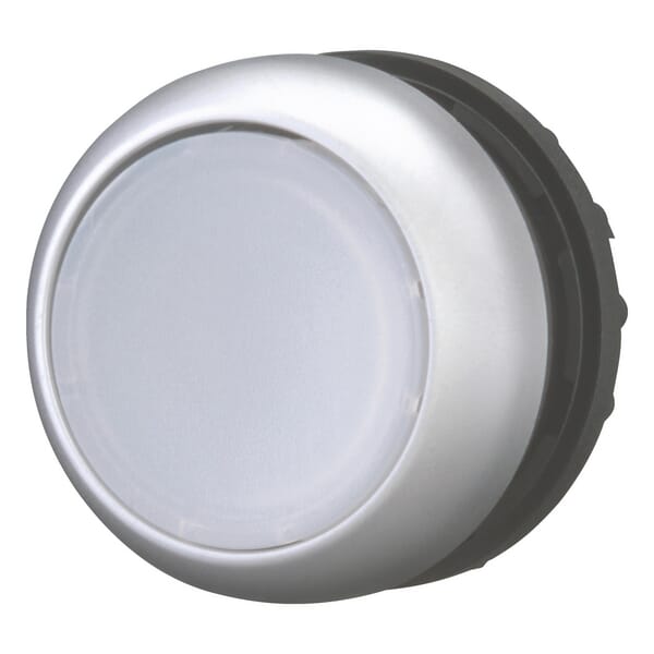 Bouton-pous. lumineux blanc vue 3