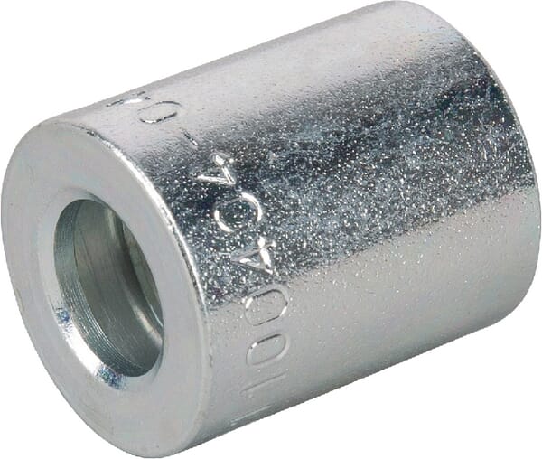 Jupe à sertir Ø22x26,3mm DN6 acier / zingué / blanc passivé Alfagomma · réf. SFA4S06