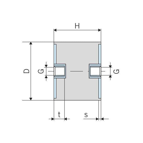 Silent bloc TYPE C vue 2