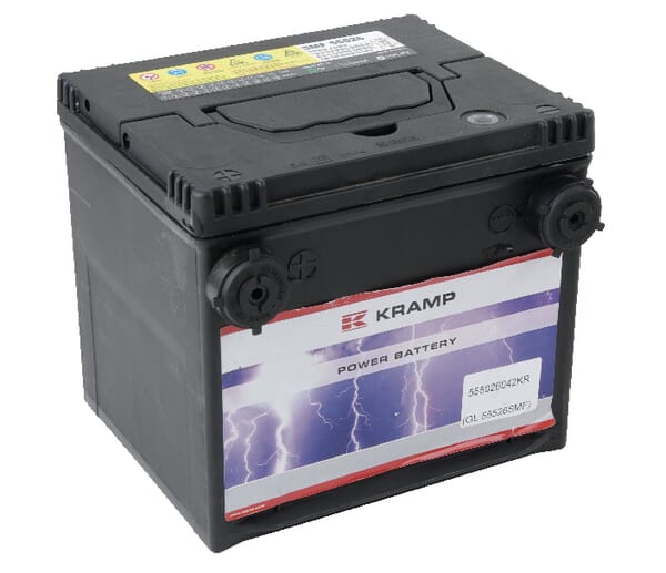 Batterie 12V 55Ah 420A Kramp — réf. 555026042KR