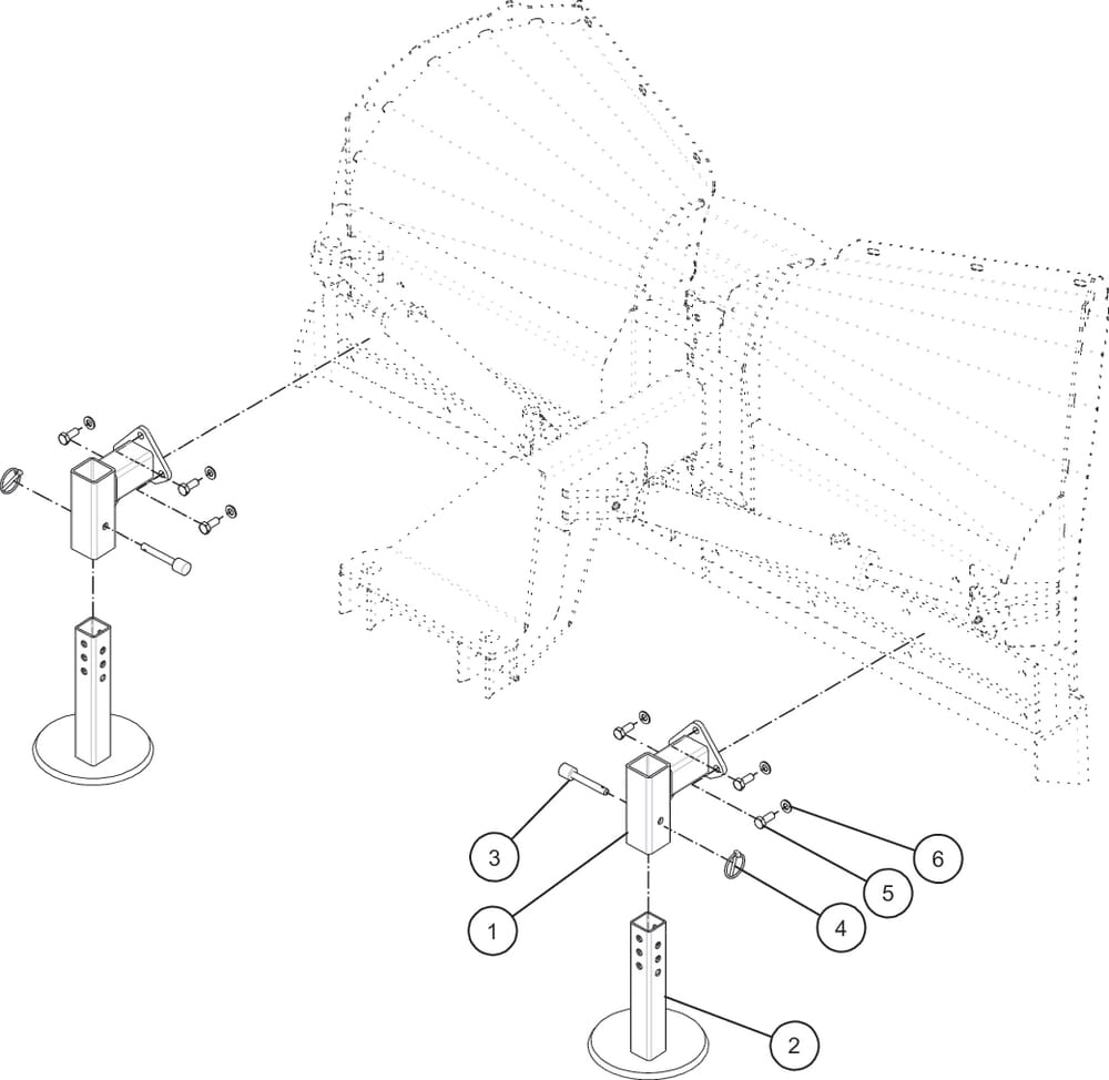 Montážní díly sněhového pluhu 13-7913-11 Stiga Titan
