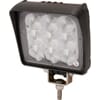Work light LED, 18W, 2160lm, square, 12/36V, 122.6x58.1x109.4mm Deutsch plug, Flood, Kramp