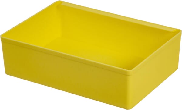 Insert pour plateau 117x167x48mm, plastique jaune, D48 · réf. 2200460