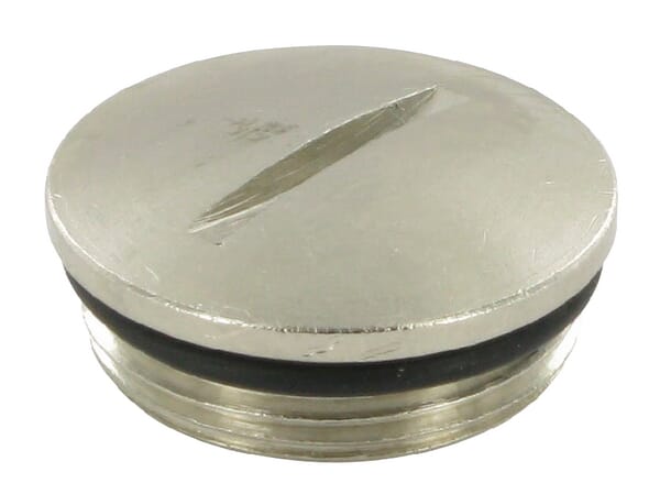 Bouchon d'obturation  M40x1,5 ; laiton — réf. 104015MG