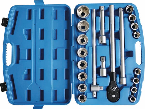 Coffret de douilles 3/4" 6 pans – 21 pièces — réf. 67636STI