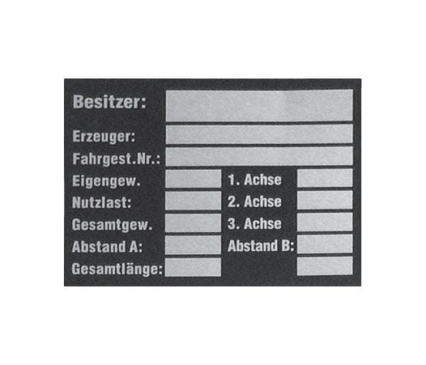 Film plaque signalétique · réf. R8003